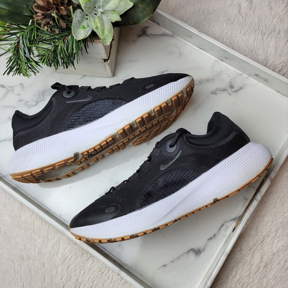 Nike Black React Escape Run Running Sneakers Size… - image 6